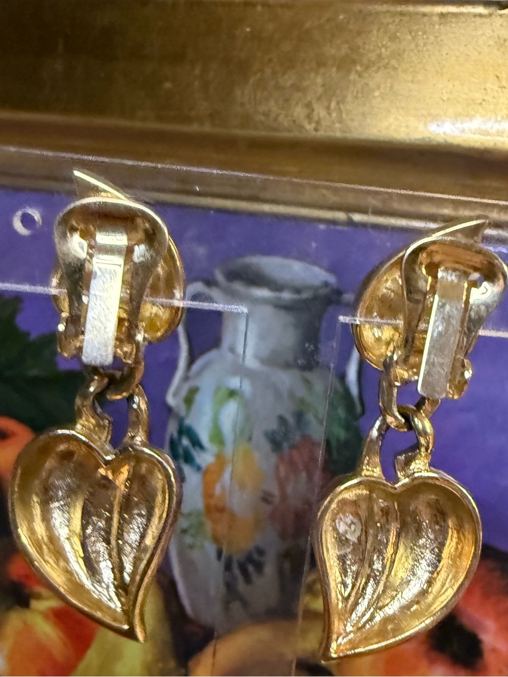 Karl LAGERFELD Gold-Tone Leaf Drop Earrings - Women's Jewelry - Picture 2 of 3